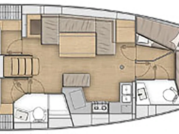 Segelboot mieten in Bormes-les-Mimosas - Bénéteau Oceanis 40.1