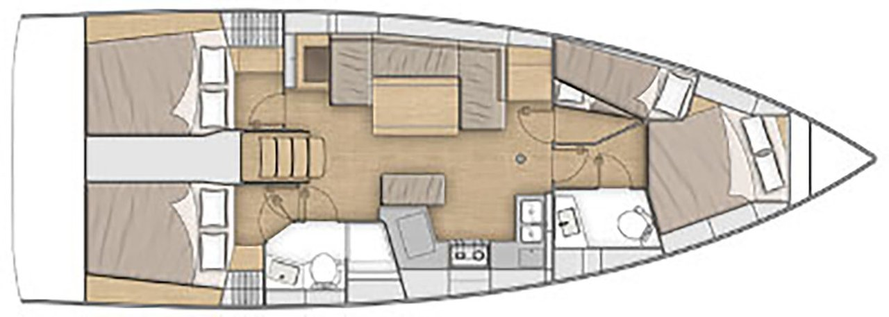 Segelboot mieten in Bormes-les-Mimosas - Bénéteau Oceanis 40.1