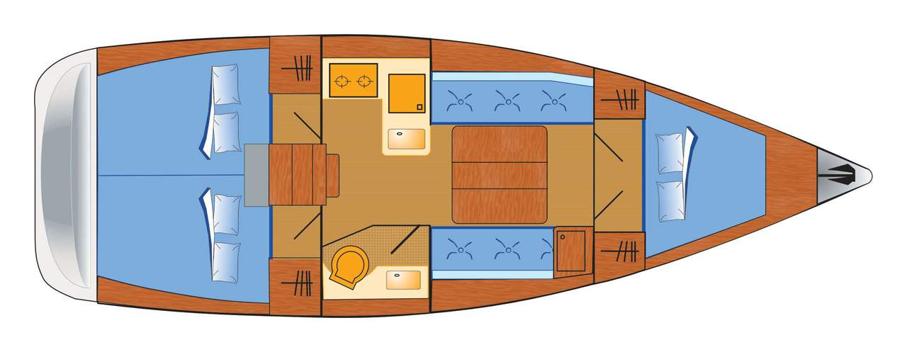 Boot mieten Flensburg günstig Dufour 350 Grand Large