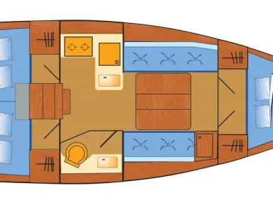 Boot mieten Flensburg günstig Dufour 350 Grand Large