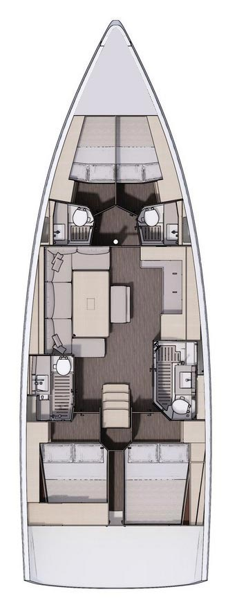 Ein Dufour Dufour 470 mieten in Trogir
