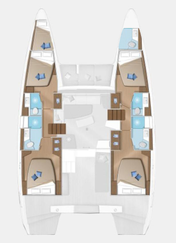 YachtCharter in Tropea - Lagoon Lagoon 42 auf SamBoat