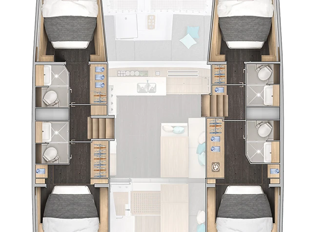 Vermietung Katamaran Lagoon mit Führerschein