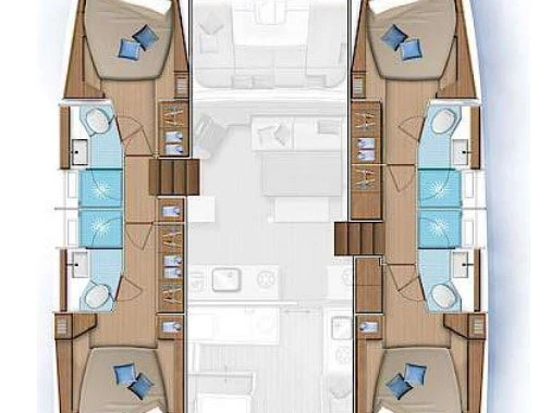 Vermietung Katamaran Lagoon mit Führerschein