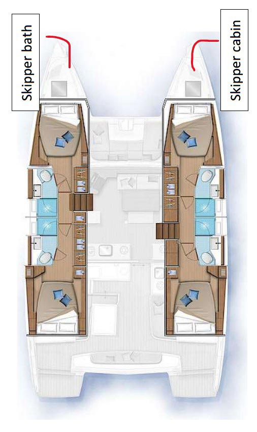 Vermietung Katamaran Lagoon mit Führerschein