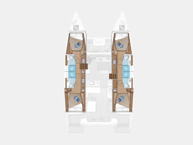 Boot mieten Bas du Fort günstig Lagoon 46