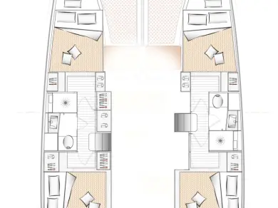 Katamaran mit oder ohne Skipper Excess mieten in Seget Donji