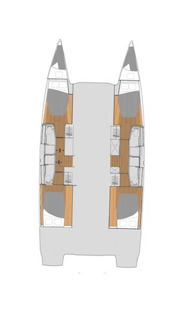 Katamaran mieten in Road Town - Fountaine Pajot Elba 45