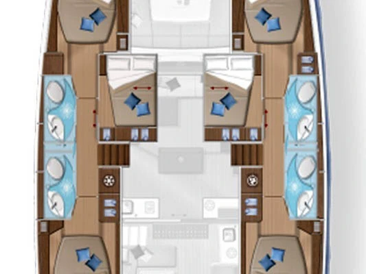 YachtCharter in Seget Donji - Lagoon Lagoon 50 auf SamBoat