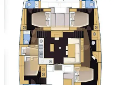 YachtCharter in Eden Island - Lagoon Lagoon 52 F auf SamBoat