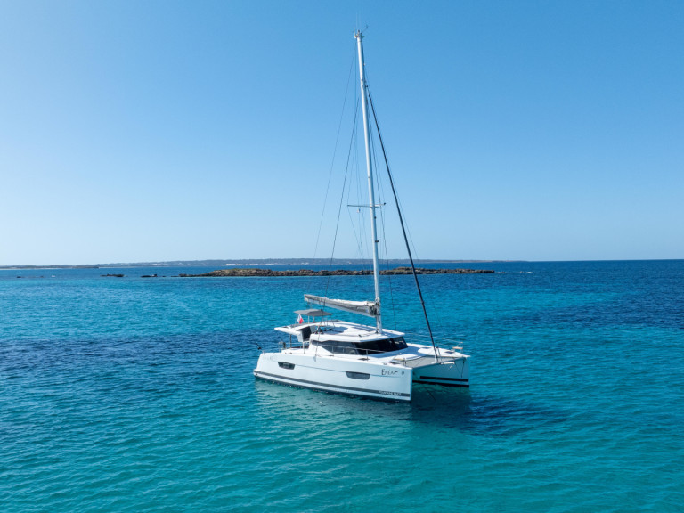 Katamaran mieten in Rangiroa - Fountaine Pajot Lucia 40