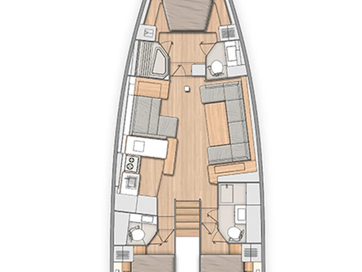 Boot mieten Road Town günstig Oceanis 54