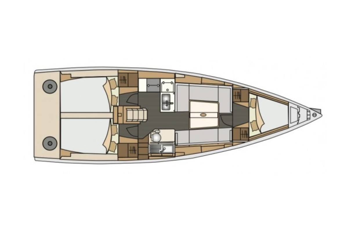 Segelboot mieten in Biograd na Moru - Elan E4