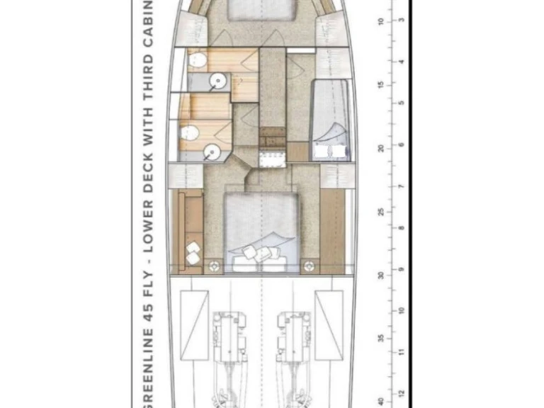 Boot mieten Biograd na Moru günstig Greenline 45 Fly