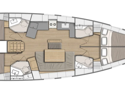 YachtCharter in Kos - Bénéteau Oceanis 46.1 auf SamBoat