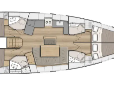 YachtCharter in Kos - Bénéteau Oceanis 46.1 auf SamBoat