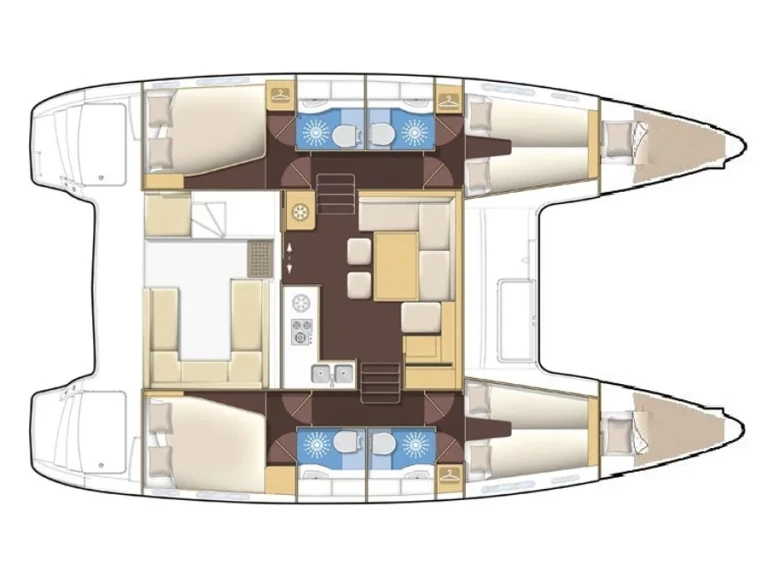 Vermietung Katamaran Lagoon mit Führerschein
