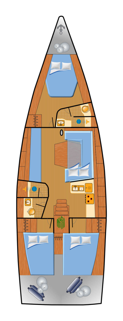 Vermietung Segelboot Dehler mit Führerschein