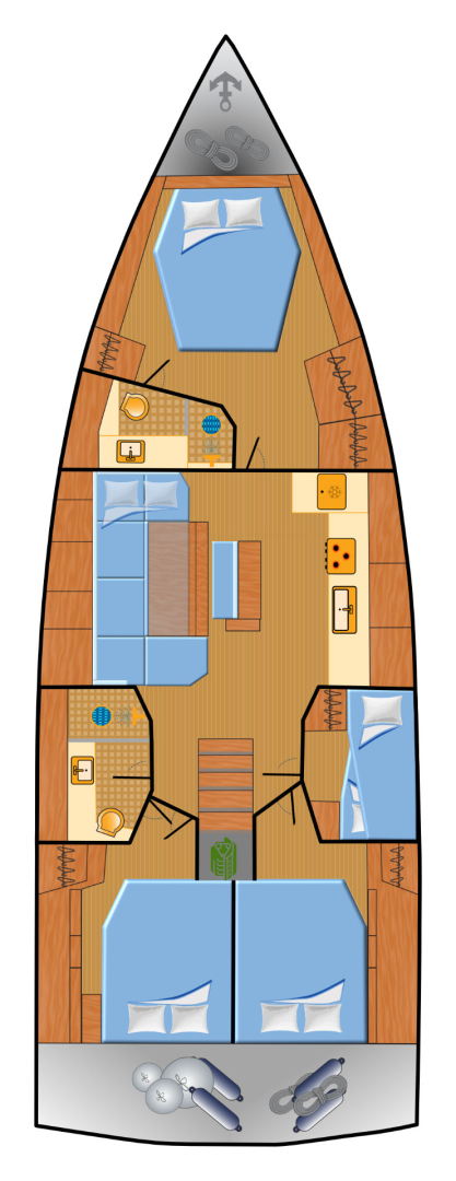 Hanse Hanse 460 mieten Pula