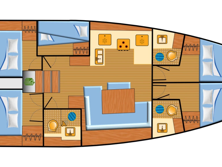 Boot mieten Biograd na Moru günstig Sun Odyssey 490