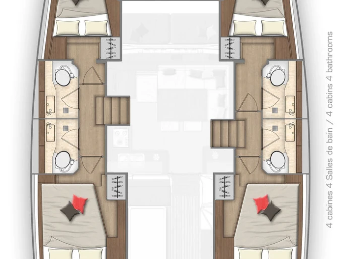 Vermietung Katamaran Lagoon mit Führerschein