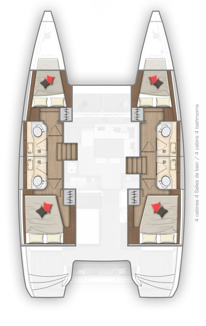 Vermietung Katamaran Lagoon mit Führerschein