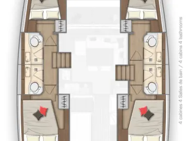 Vermietung Katamaran Lagoon mit Führerschein