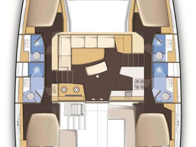 Vermietung Katamaran Lagoon mit Führerschein