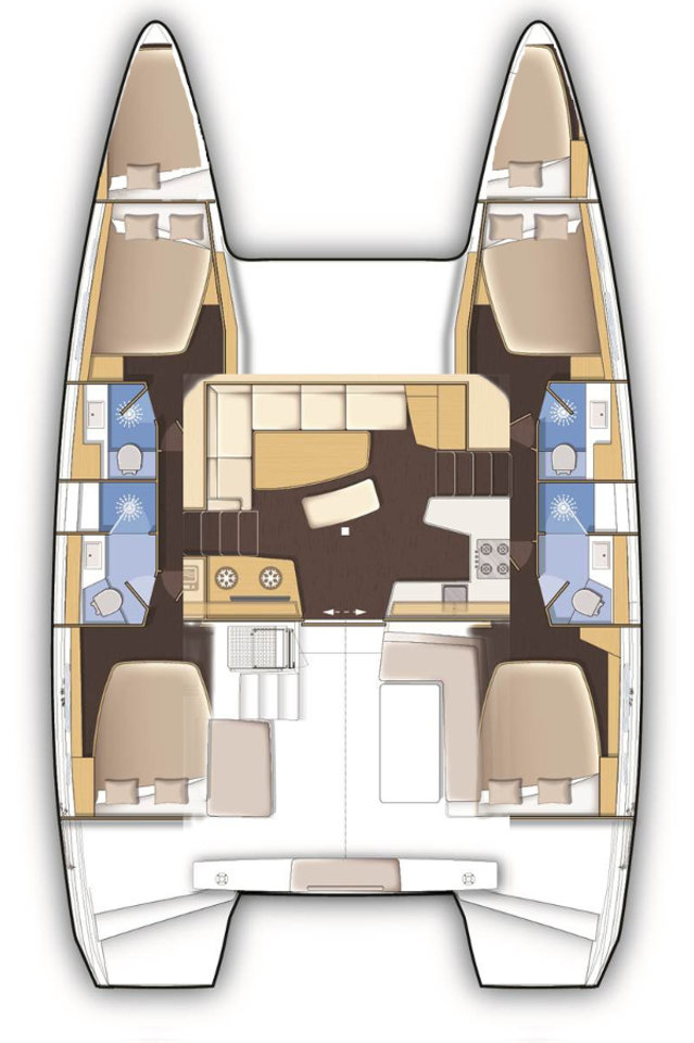 Vermietung Katamaran Lagoon mit Führerschein