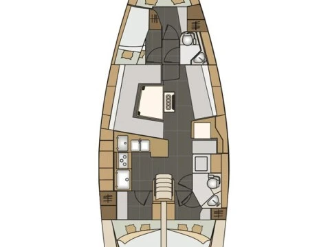 Bootsverleih Elan Impression 45 Novi Vinodolski Samboat