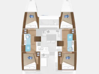Katamaran mit oder ohne Skipper Lagoon mieten in Novi Vinodolski