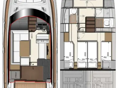 YachtCharter in Biograd na Moru - Jeanneau Prestige 460 Fly - 3 + 1 cab. auf SamBoat