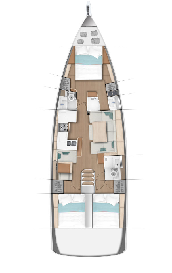 Ein Jeanneau Sun Odyssey 490 mieten in Primošten