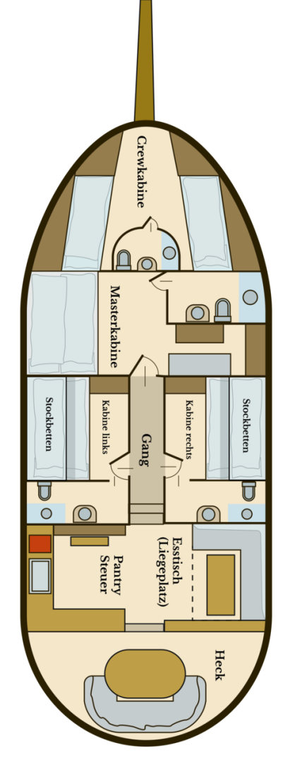 Ein Custom Made Larus - 3 + 1 cab. mieten in Pirovac
