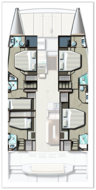 Katamaran mit oder ohne Skipper Bali mieten in Trogir