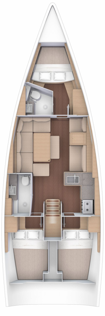 Segelboot mit oder ohne Skipper Dufour mieten in Trogir