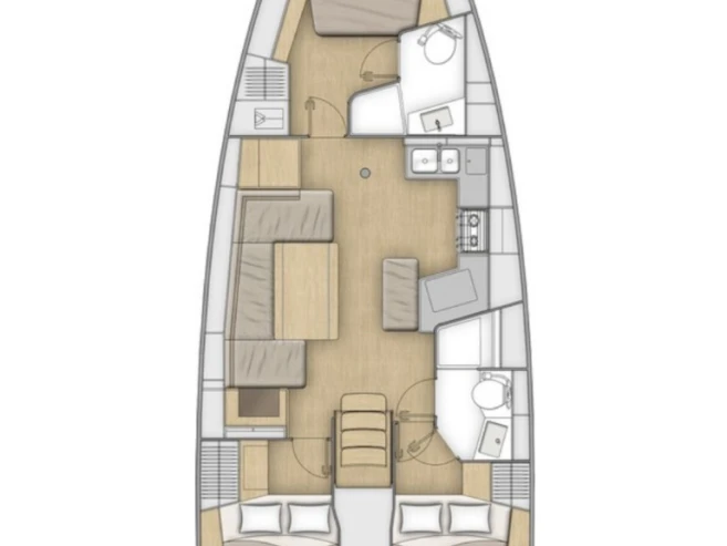 Bootsverleih Bénéteau Oceanis 40.1 Split Samboat