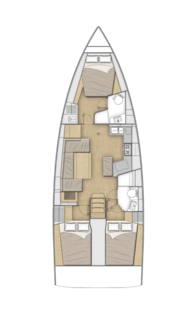 Bootsverleih Bénéteau Oceanis 40.1 Split Samboat