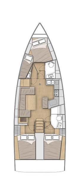 YachtCharter in Kos - Bénéteau Oceanis 40.1 auf SamBoat