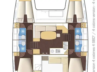 Boot mieten Turgutreis günstig Lagoon 400 S2