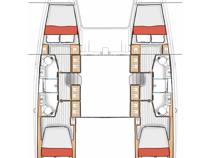 YachtCharter in Komolac - Excess Excess 13 - 4 + 2 cab. auf SamBoat