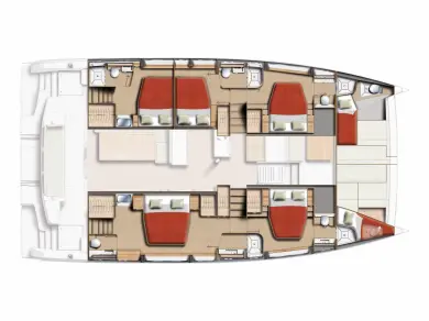Bali Bali 5.2 - 5 + 2 cab. mieten Kaštela