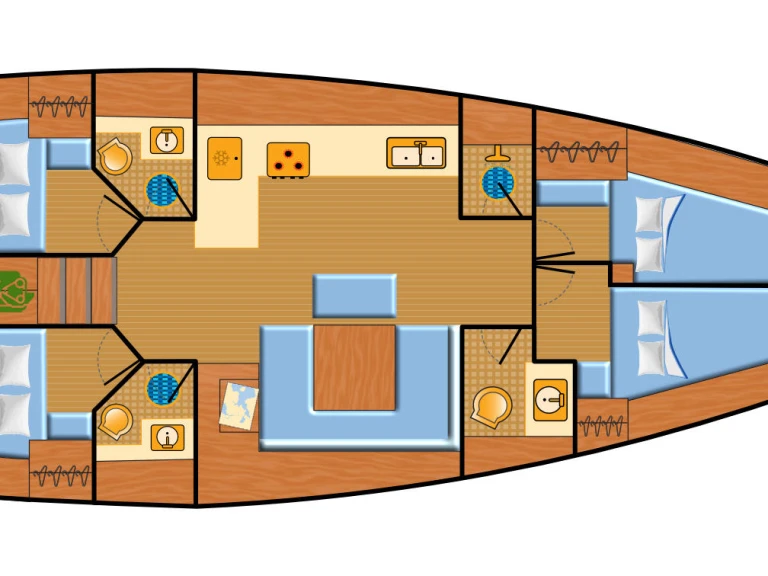 Bootsverleih Bavaria Cruiser 45 Palma de Mallorca Samboat