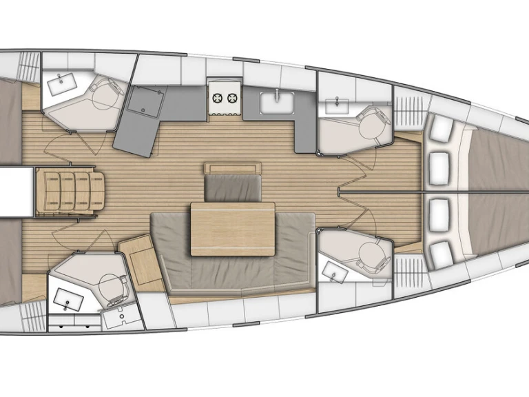 Segelboot mieten in Lefkáda - Bénéteau Oceanis 46.1