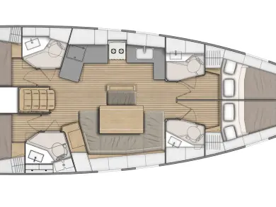 Segelboot mieten in Lefkáda - Bénéteau Oceanis 46.1