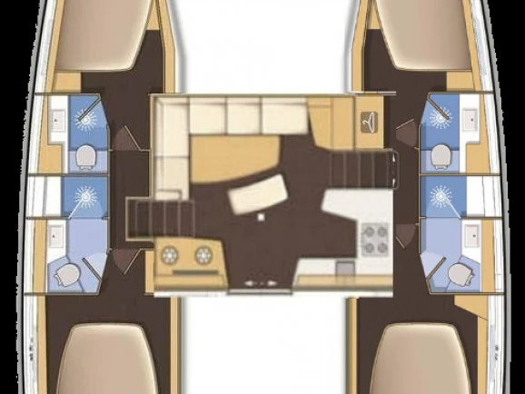 Bootsverleih Lagoon Lagoon 42 Gouviá Samboat