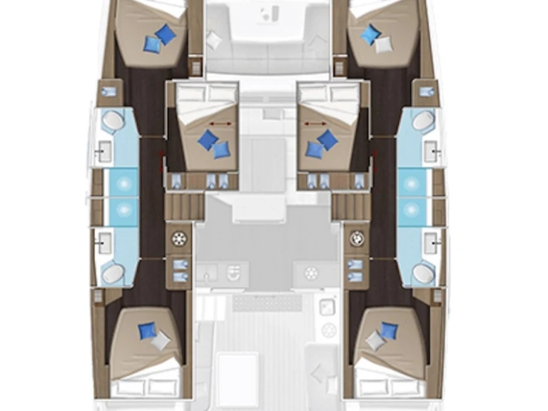 Katamaran mit oder ohne Skipper Lagoon mieten in Trogir