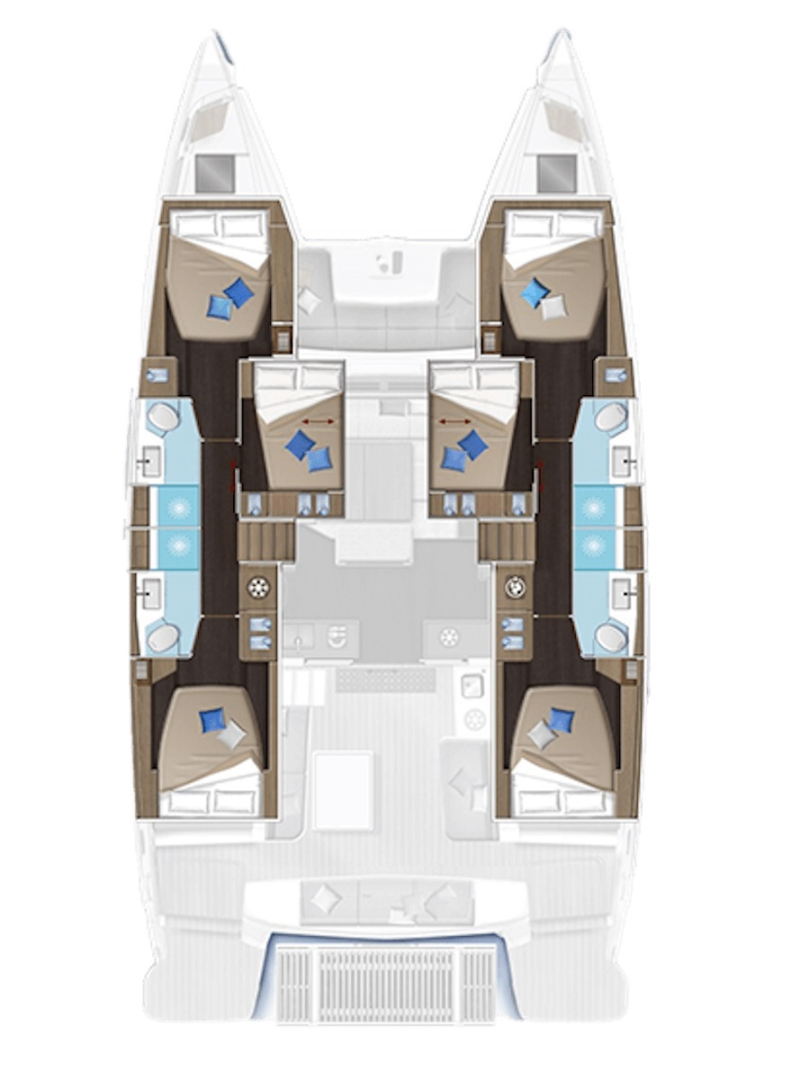 Vermietung Katamaran Lagoon mit Führerschein