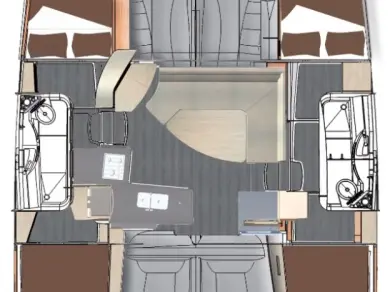 Bootsverleih Fountaine Pajot Lipari 41 Kaş Samboat