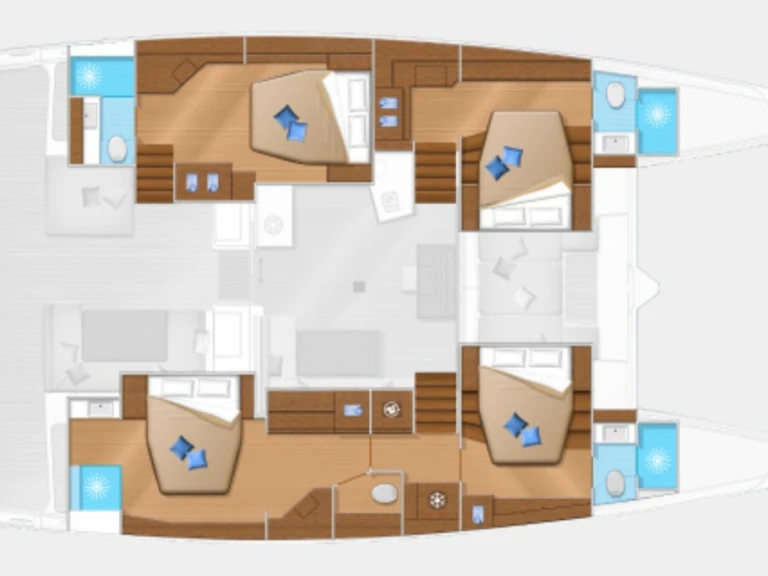 Katamaran mieten in Fethiye - Lagoon Lagoon 52 F